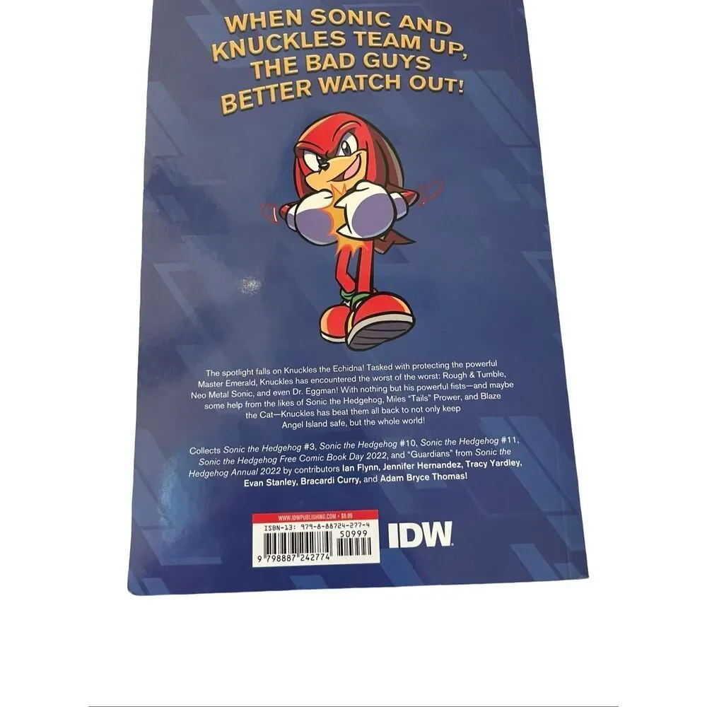 IDW Publishing Sonic the Hedgehog Knuckles Greatest Hits Paperback Book